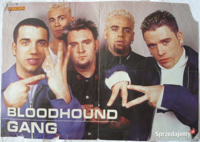 PLAKATY BLOODHOUND GANG WYPRZEDAŻ ŚWIAT PLAKATÓW Muzyka kujawsko-pomorskie Bydgoszcz