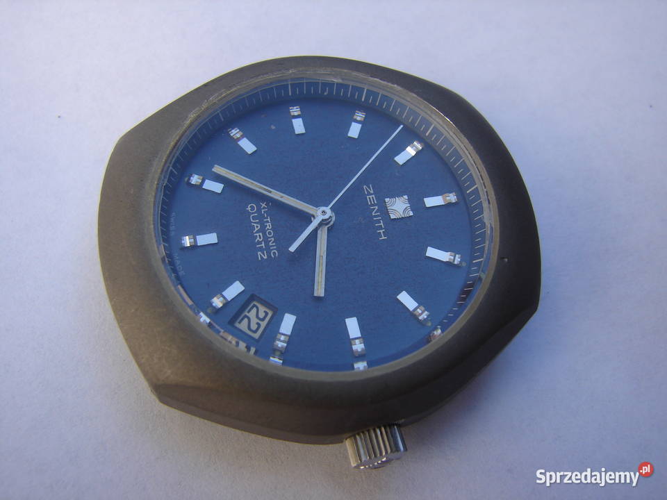 Rzadki Zenith XLTronic Quartz 010031510 Blue mazowieckie