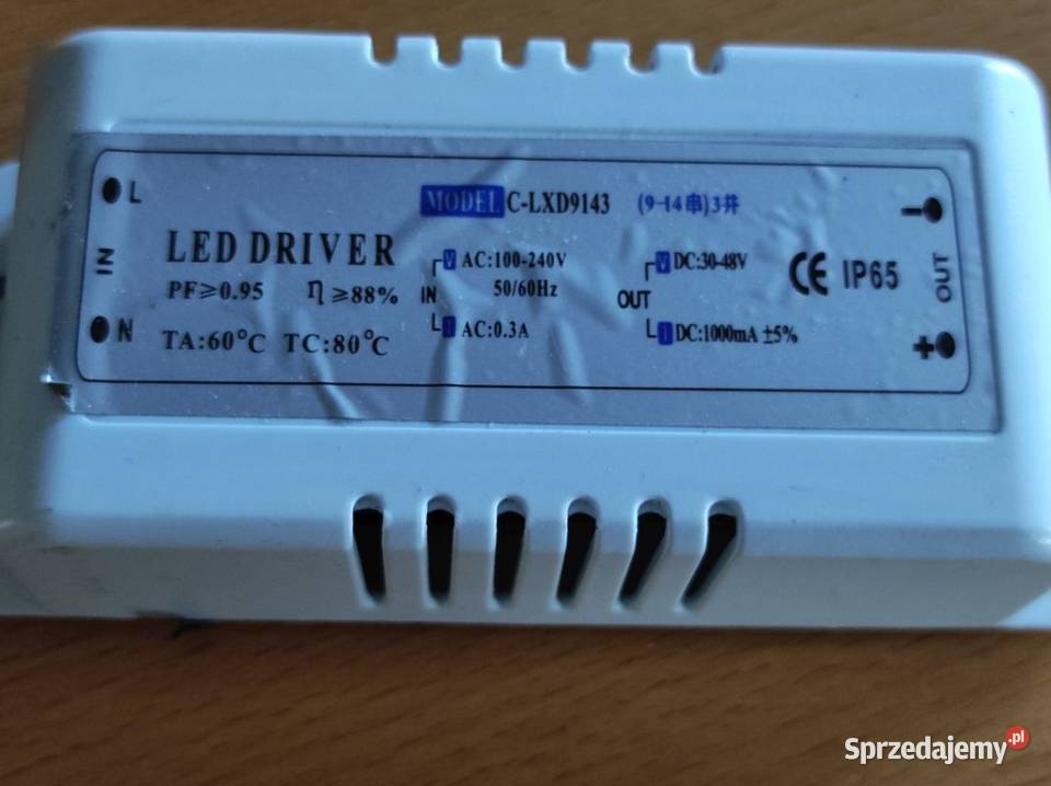 zasilacz stałoprądowy prądowy LED Driver do Kielce