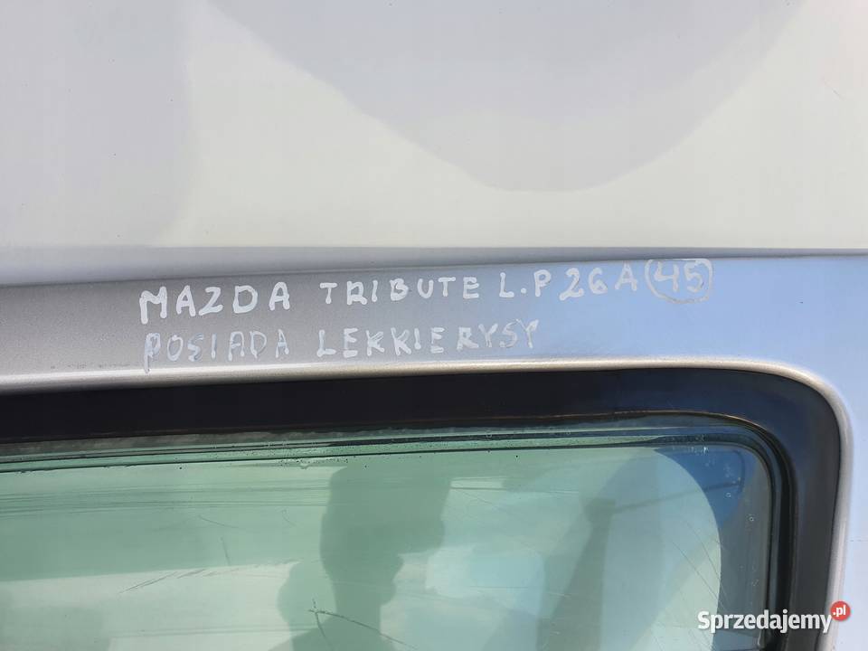 Mazda Tribute PRZEDNIE DRZWI LEWE LEWY PRZÓD 26A Rudka