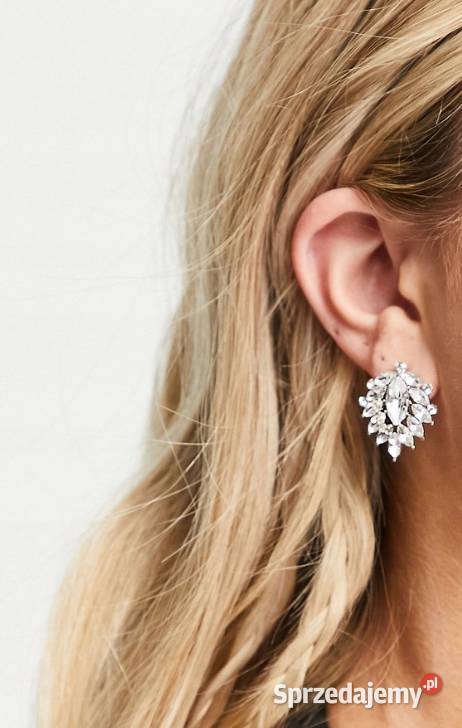 Subtelne bogato zdobione kolczyki biznesowe z Kraków