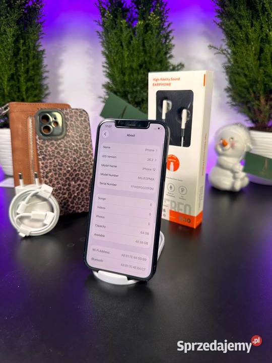 Apple iPhone 12 64GB Nowa Bateria 100 procent Warszawa