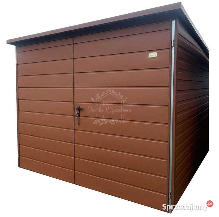 Schowek Domek Ogrodowy 25x3m Jasny brąz blaszany Katowice