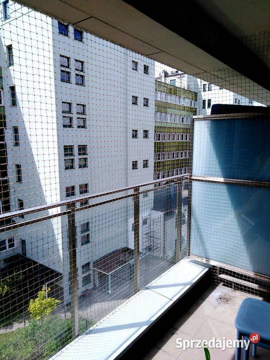 Siatki zabezpieczające kotów na balkon Montaż Pozostałe Warszawa