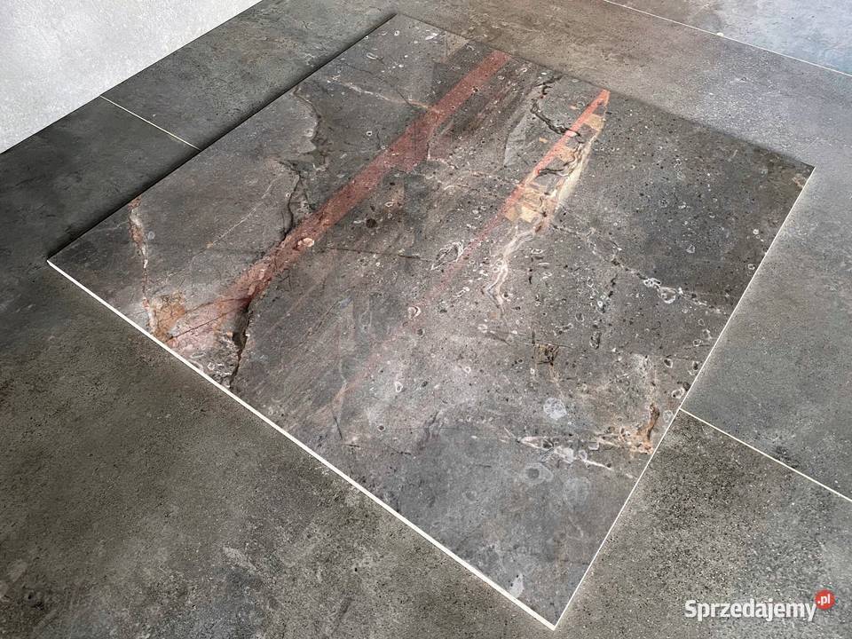 Gres polerowany MARMUR szarygrafit 60x60 POŁYSK Łask
