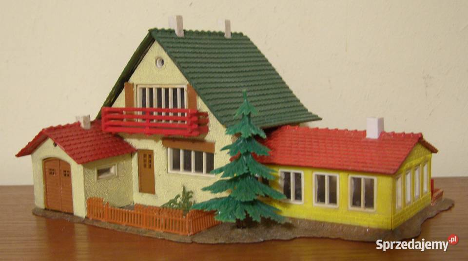 Domek na makietę 43 kolejka skala TT Modelarstwo łódzkie