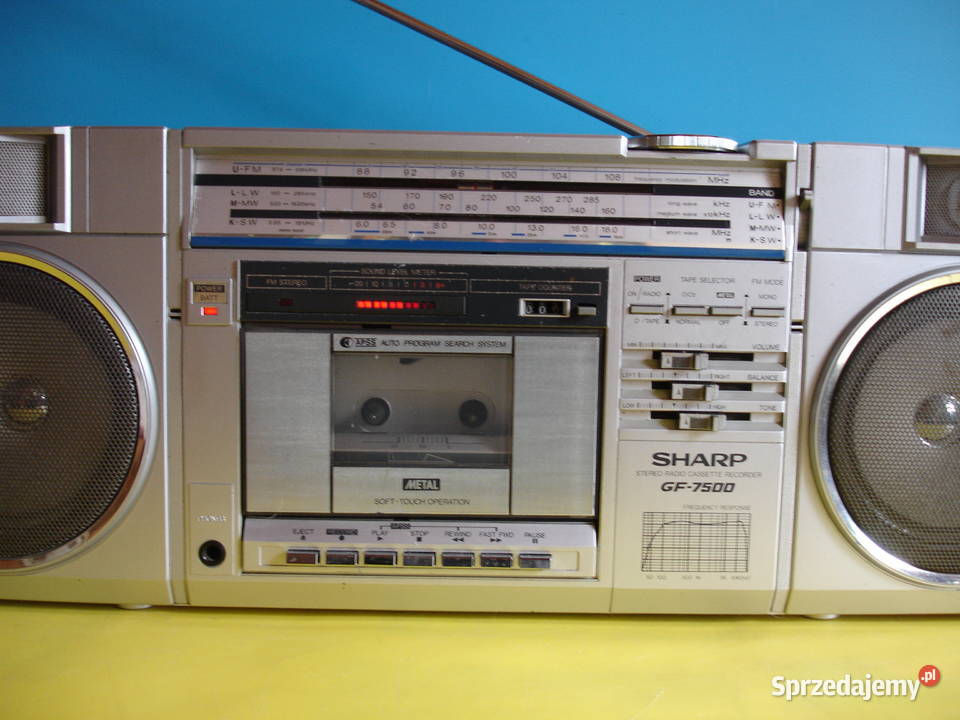 Radiomagnetofon SHARP GF7500 Radioodtwarzacze lubuskie Zielona Góra