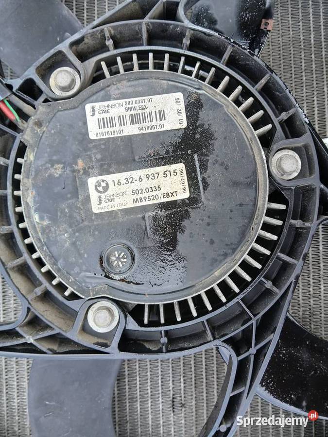 Chłodnice komplet wentylator BMW E90 E91 20 D
