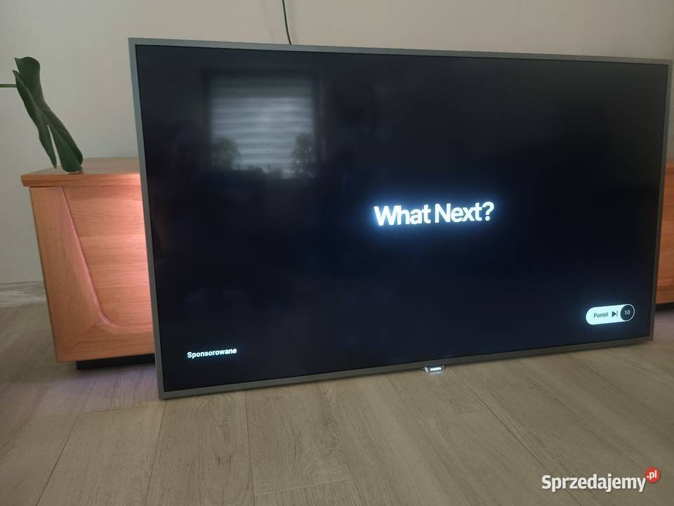 Telewizor 55 Philips widać wypalone ledy