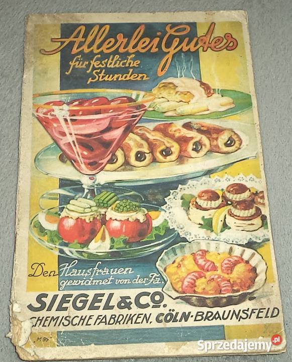 Stara książka kucharska Potrawy świąteczne - 1930 rok