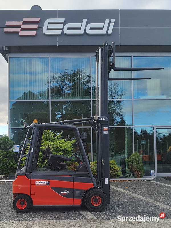Wózek widłowy elektryczny Linde E30L01 3t duplex Kęty