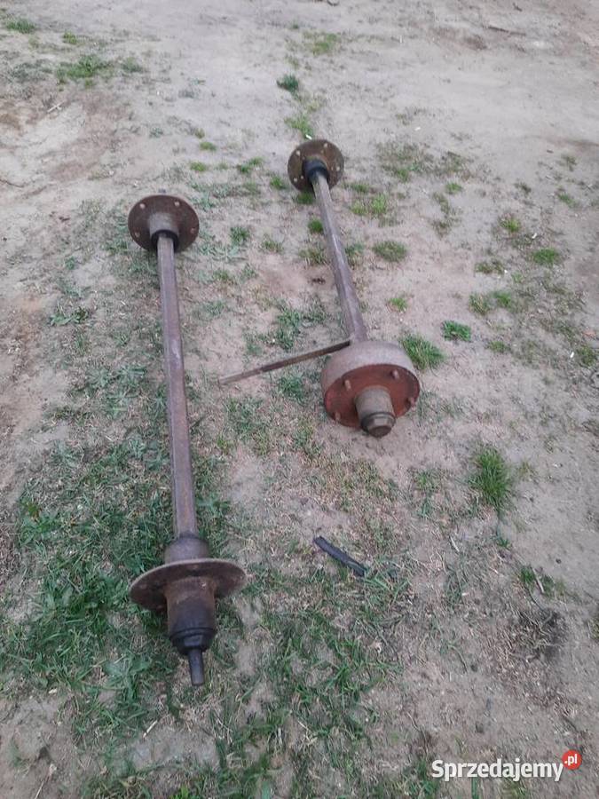 Osie kute z woza nieuszkodzony mazowieckie Stare Litewniki