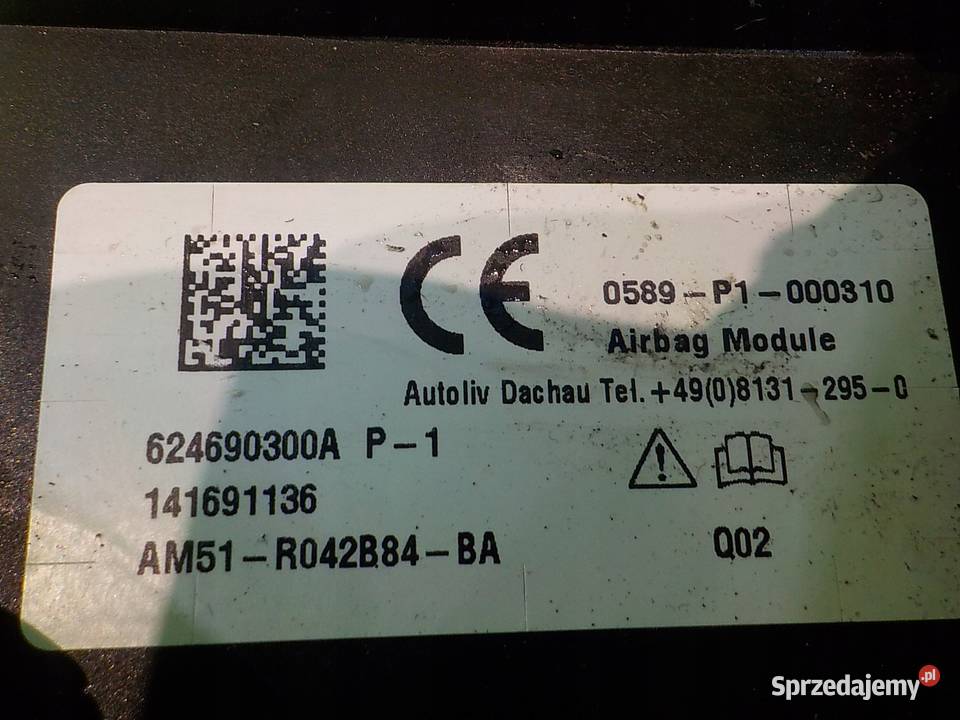 GRAND C II MK2 14r 5D AIRBAG poduszka pasazera osobowe mazowieckie