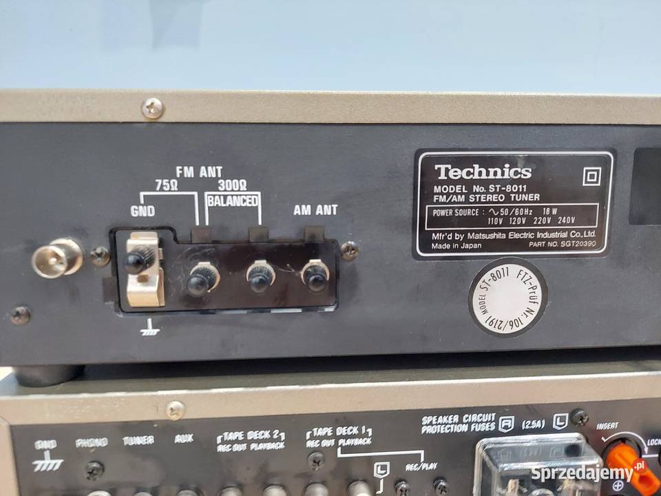 Technics Amplifier SU8022 and Technics Tuner Łapy sprzedam