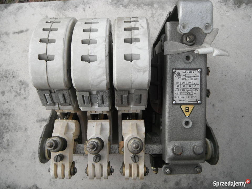 S2002 STYCZNIK 200A cewka 220V 50Hz Nowy Apator mazowieckie Barak sprzedam