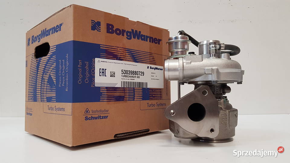 Nowa turbosprężarka BorgWarner KKK 53039880729 Siedlce