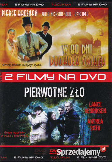 2 Filmy DVD W 80 dni dookoła świata Pierwotne