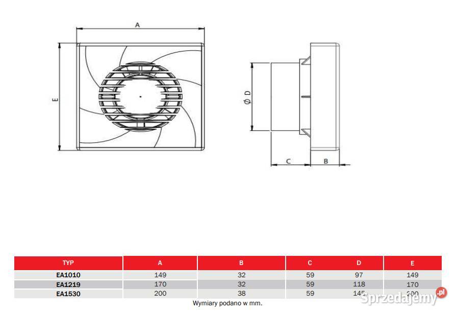 Wentylator EA 1010