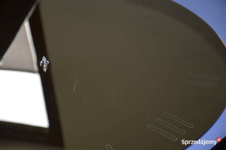 duży 60 włoski zegar ścienny glamour lustrzany inny kolor Zegary lubelskie Zamość