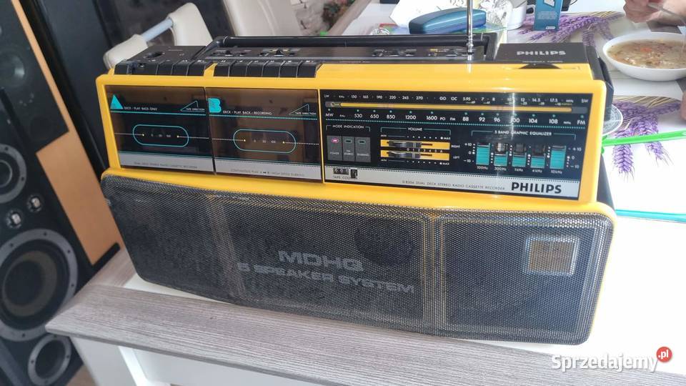 Radiomagnetofon Philips D 8304 Moving Sound łódzkie Warta