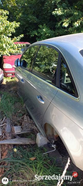 Drzwi tylne lewe sedan Audi A4 B8 kolor silver osobowe dolnośląskie Lubin
