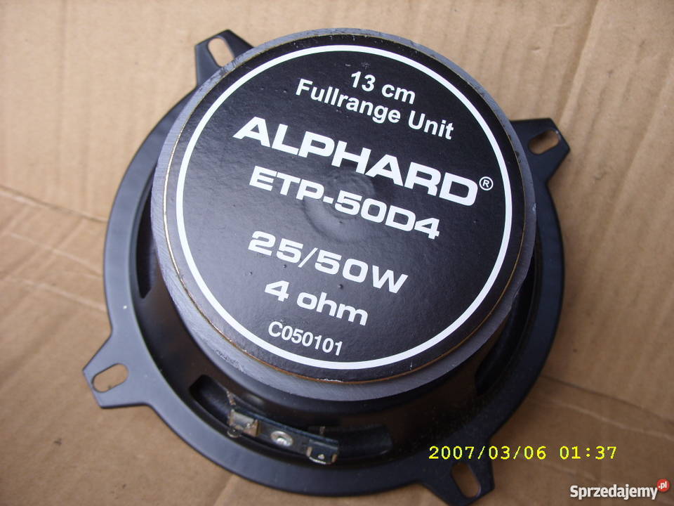 Glosniki ALPHARD ETP50D42550W 4 OMY5 Wołów