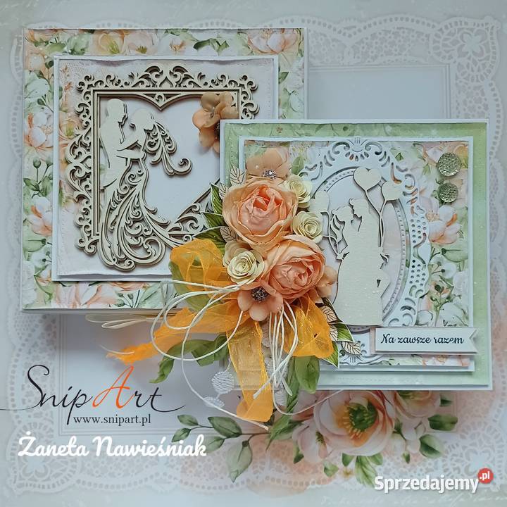 KARTKA ŚLUBNA pamiątka ślubna małopolskie Mszana Dolna