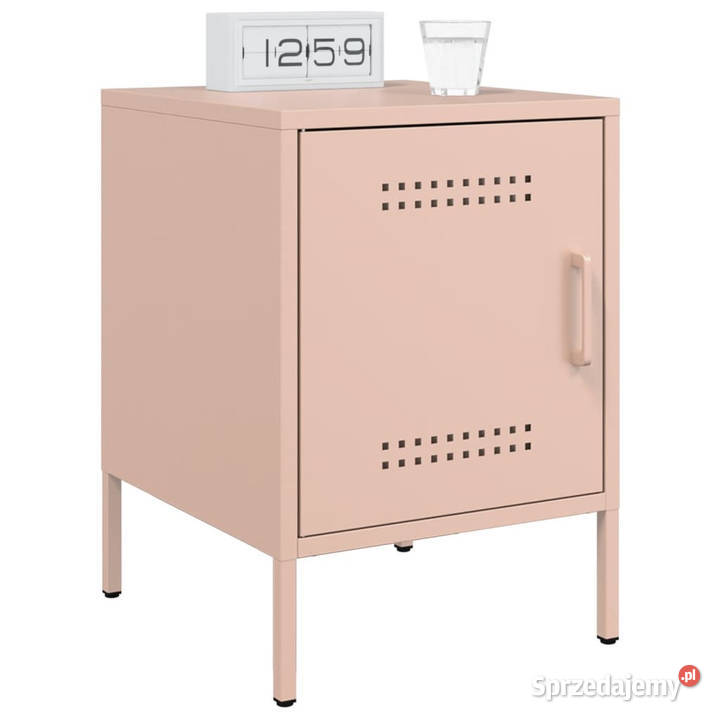 Szafka nocna różowa 36x39x505 stal WM842912 Warszawa sprzedam