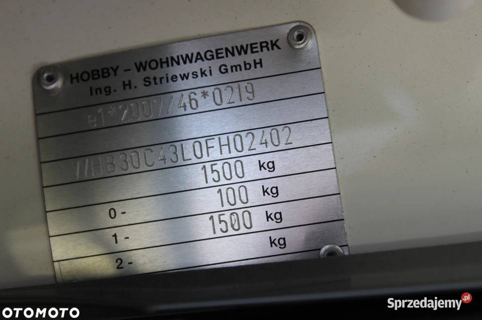 Hobby Excellent 460 Bogate Wyposażenie Idealnie Opoczno