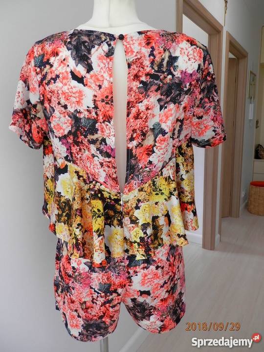 Kombinezon Boohoo Kwiaty Modna Falbana Krótki podlaskie sprzedam