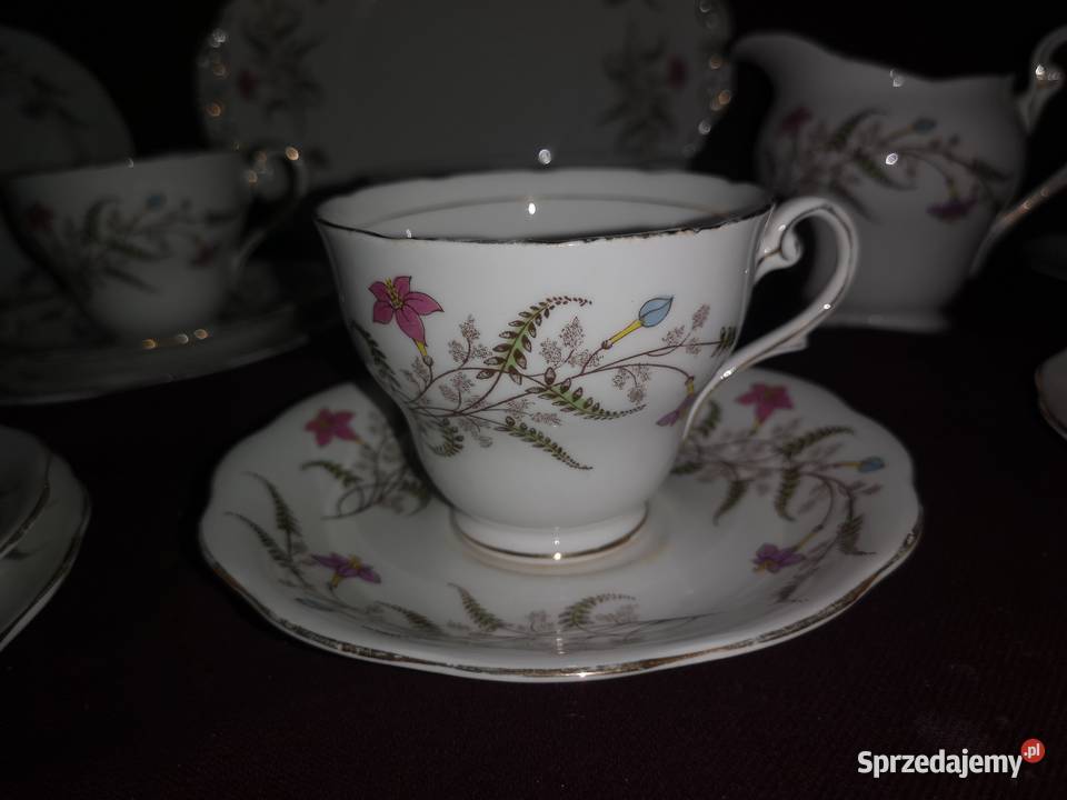 Filiżanka z talerzykiem Fancy Free Royal Porcelana i szkło Gdańsk