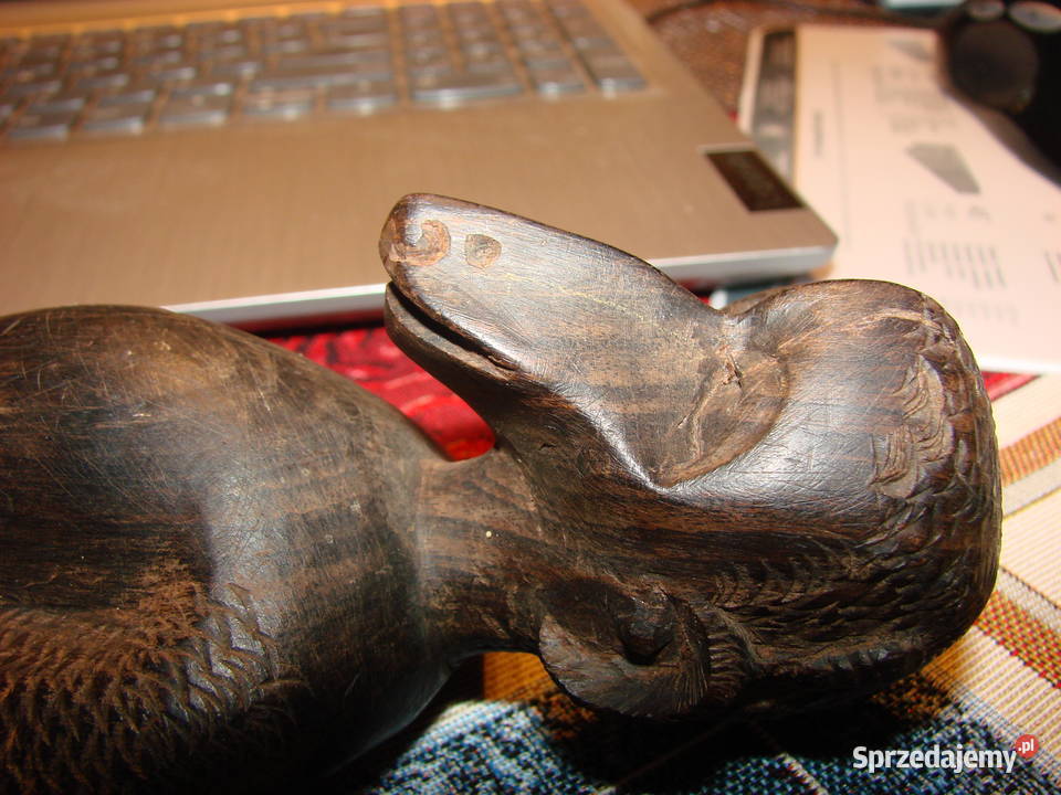 hebanowa afrykańska figurka Rękodzieło Pruszcz Gdański