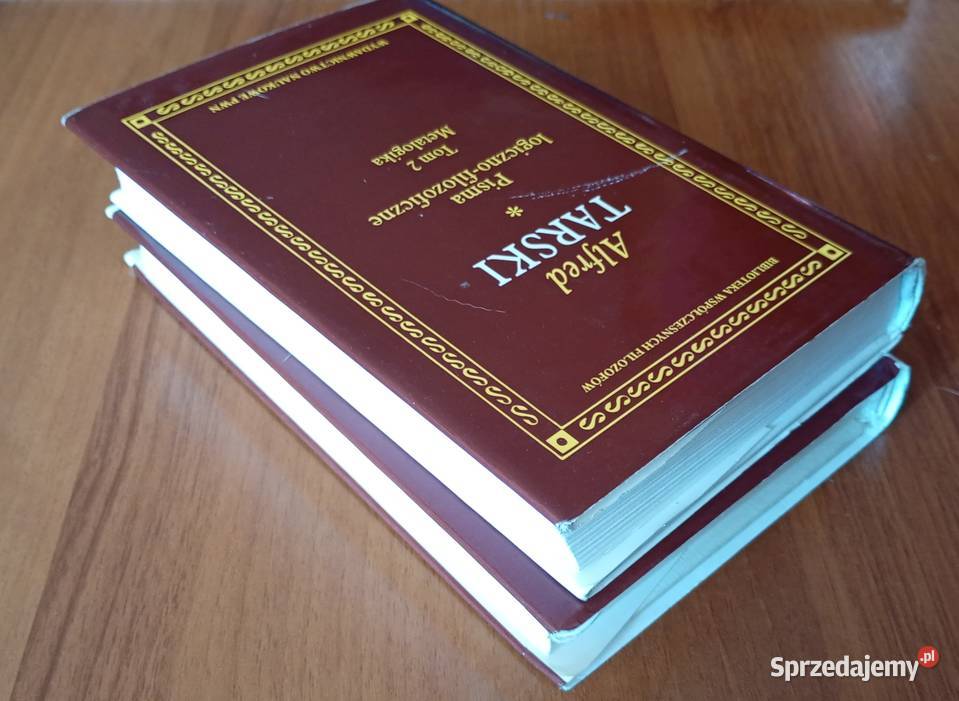 Tarski Alfred Pisma logicznofilozoficzne 12 pomorskie sprzedam