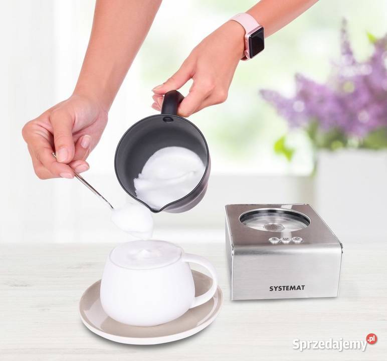 Indukcyjny spieniacz podgrzewacz mleka i Warszawa