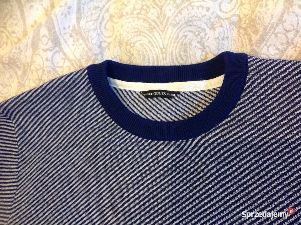 Sweter Męski GUESS S SM NOWY Guess Odzież codzienna Nowa Sól