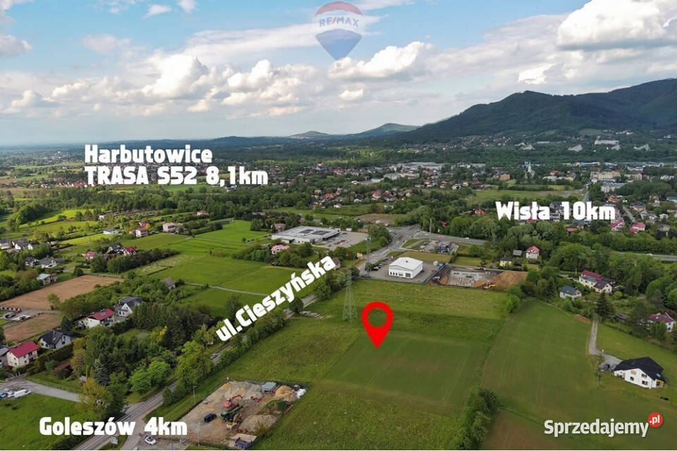 3830m2 potencjału z widokiem na góry Ustroń