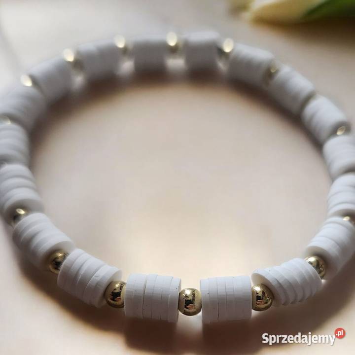 Ręcznie robiona bransoletka z polimerowych Sanok