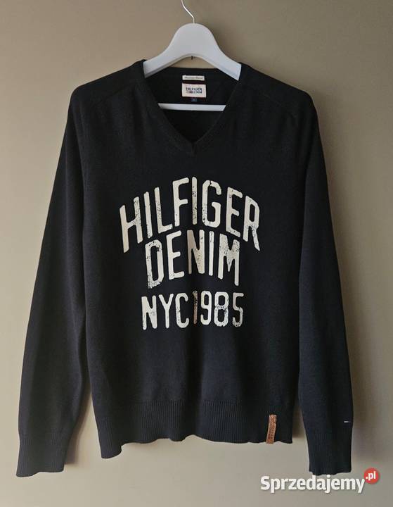 Tommy Hilfiger sweter rozmiar L czarny Lublin
