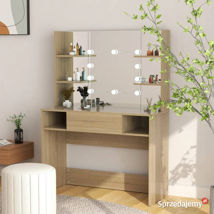 Stolik do makijażu z LED 100x40x135 MDF kolor Warszawa sprzedam