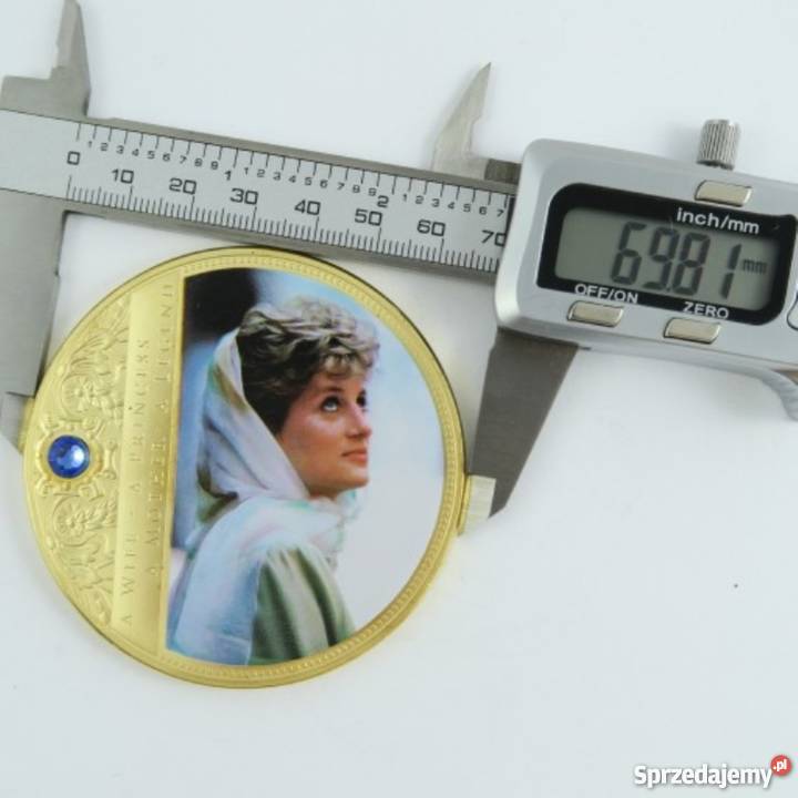 Księżna Diana Pierścień Szafir Złoto CERTYFIKAT Sosnowiec