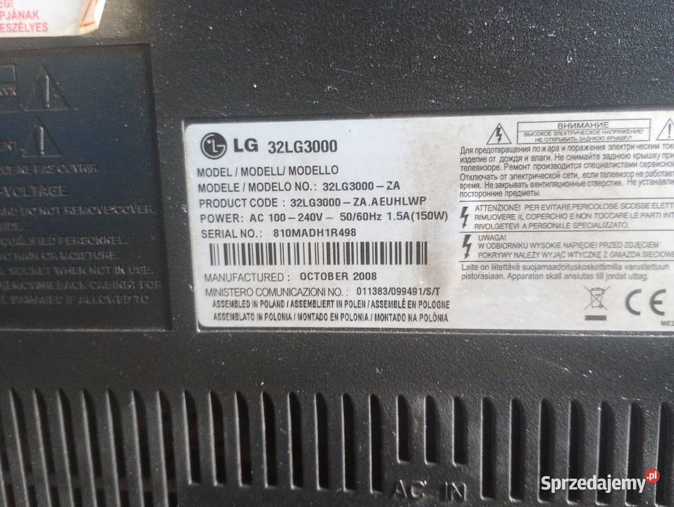 Telewizor LG raz działa raz nie Bolszewo