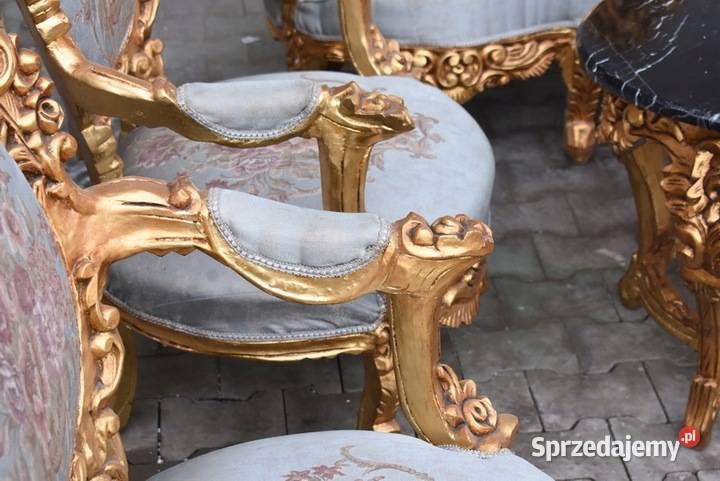 Barokowy Komplet Wypoczynkowy Wypoczynek w Kraków