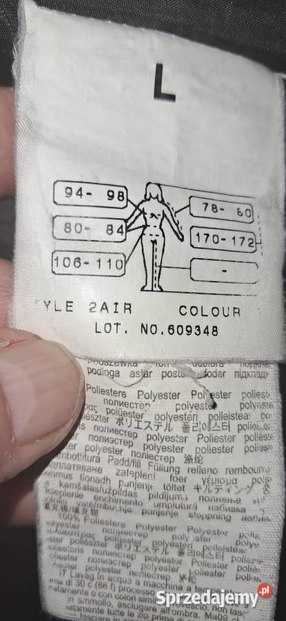 Kurtka narciarska czarny opolskie