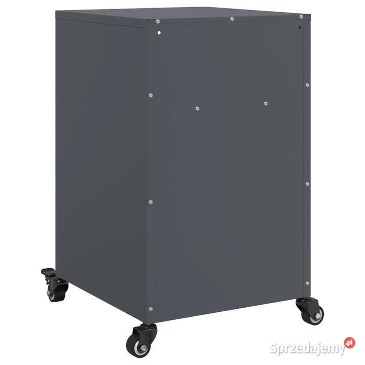 Szafka nocna antracytowa 36x39x59 stal WM846720 Nocne Warszawa