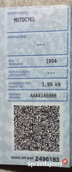 Yamaha XJ 600 klasyczny motocykl Konarzewo