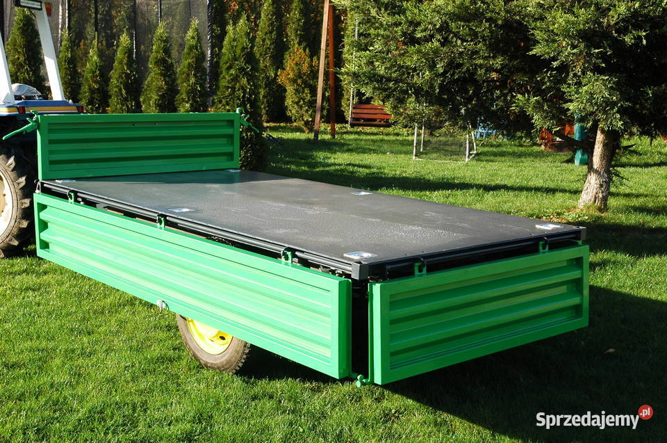 Przyczepa rolnicza 2 tony kiper John Deere Przyczepy rolnicze Sonina