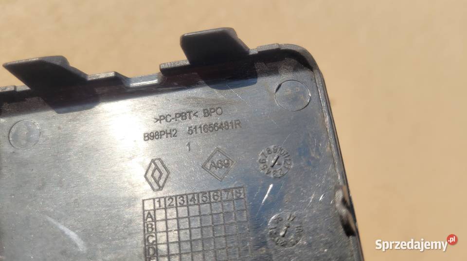 RENAULT CLIO IV 16 LIFT HB ZAŚLEPKA ZDERZAK TYŁ Ruda Śląska