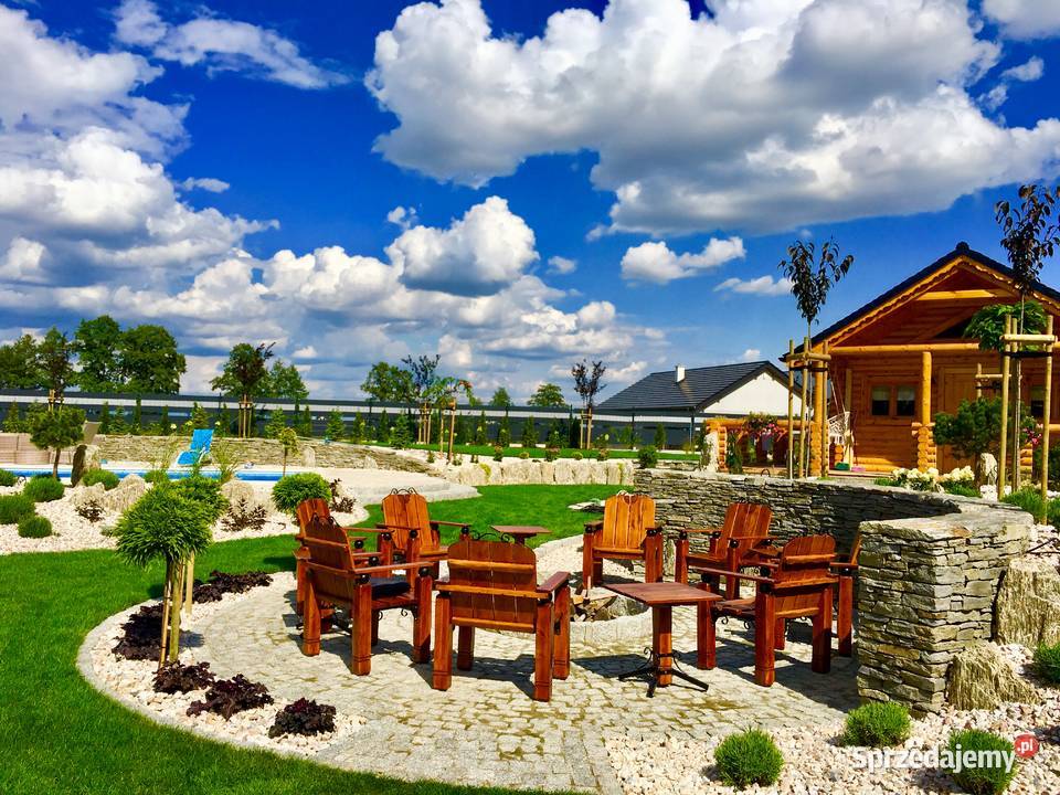 DREWNIANY DOMEK LETNISKOWY Z TARASEM Z BALI 180 Rzeszów sprzedam