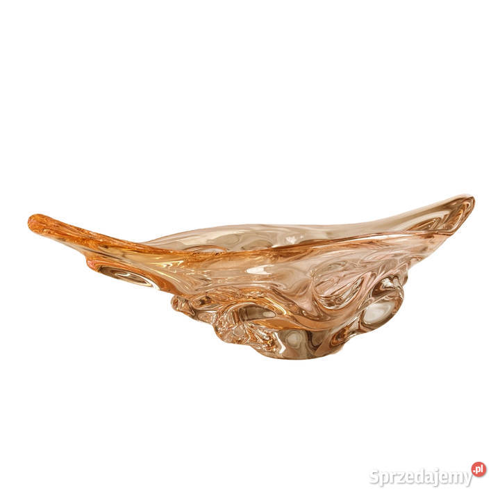 Duża patera proj J Hospodka Chribska Sklarna Porcelana i szkło