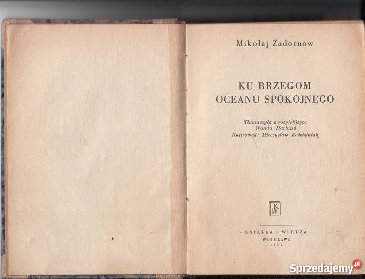 01296 KU BRZEGOM OCEANU SPOKOJNEGO MIKOŁAJ Czyrna